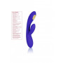 Rechargeable Rabbit Dildo Dildo Double Vibrating Waterproof with Clitoral Stimulator