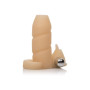 Guaina fallica indossabile anello fallico vibrante prolunga per il pene 4 Way Arouser Beaver