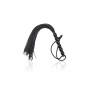 Fringed whip several flogger black mini black whip bondage fetish spanking