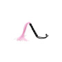 Fringed whip several flogger pink mini pink whip bondage fetish spanking