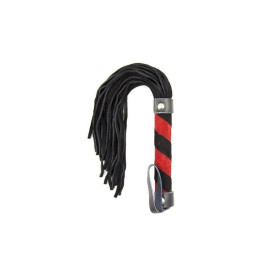 Frusta a frange line whip black red frustino bondage fetish sadomaso sexy nero 