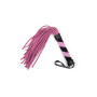 Frusta a frange line whip pink black frustino bondage fetish sadomaso sexy nero rosa