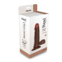 Vibratore realistico real rapture Brown 6.5'' Dildo Vibrante