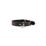 Easy collar leash black leash collar with heart