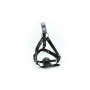 Imbracatura viso con morso head harness ball gag fetish bondage nero black costrittivo