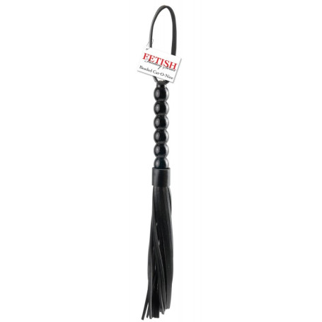 Whip Bondage fetish fantasy beaded cat-o-nine tails