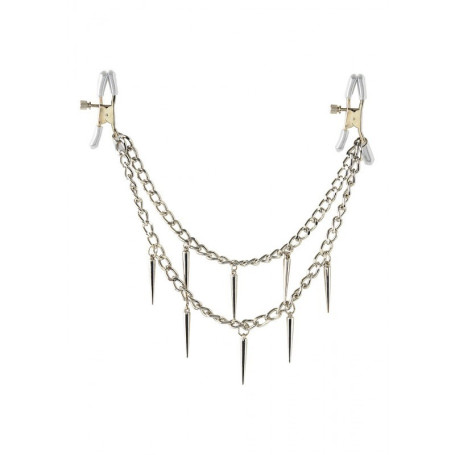 Fetish fantasy nipple pliers rock hard nipple clamp