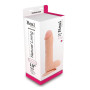 Realistic vibrator maxy big dildo rapture flesh 10 clear