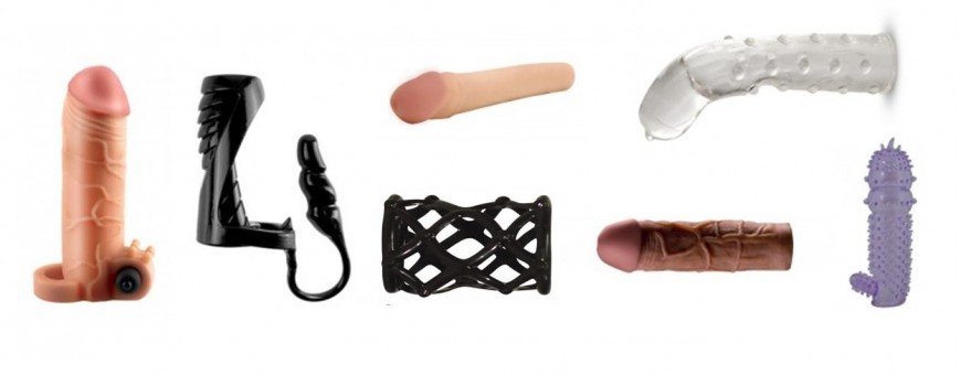 Phallic sheaths extensions for penis wide range at unique prices
