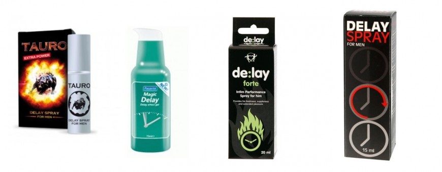 Sexual retardants products against male premature ejaculation